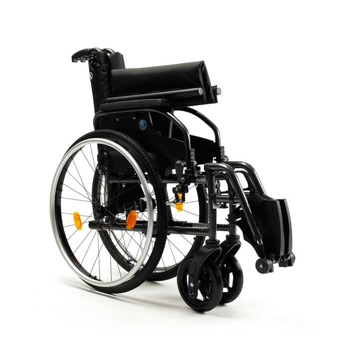 Кресло-коляска инвалидное механическое V200 (компл. D200) Vermeiren купить в OrtoMir24